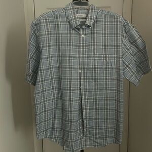 Turnbury Signature Twill plaid shirt. Size Large